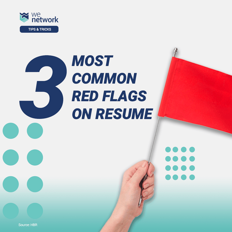 3 most common red flags on resume